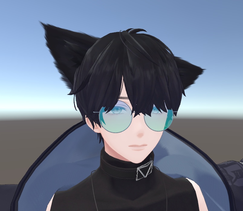 【無料】ラウンドメガネ glasses 【10アバター対応】