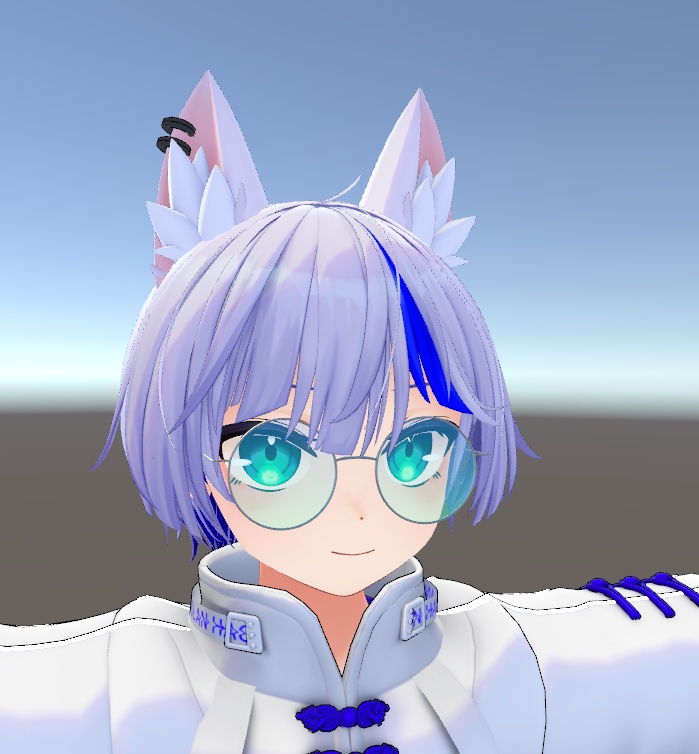 【無料】ラウンドメガネ glasses 【10アバター対応】