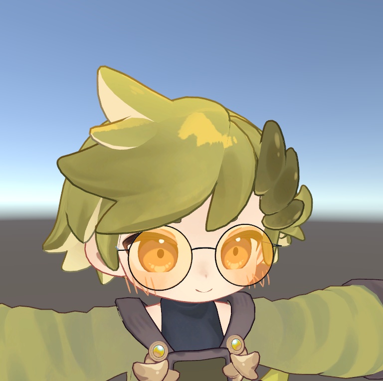 【無料】ラウンドメガネ glasses 【10アバター対応】