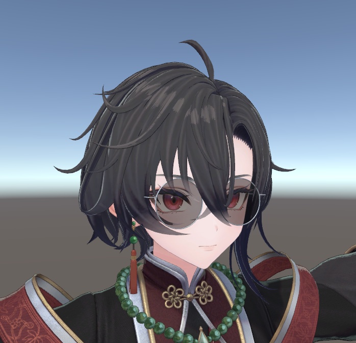 【無料】ラウンドメガネ glasses 【10アバター対応】