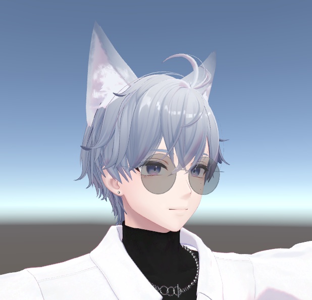 【無料】ラウンドメガネ glasses 【10アバター対応】