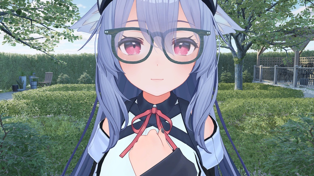 【無料】ウェリントンメガネ glasses 【10アバター対応】