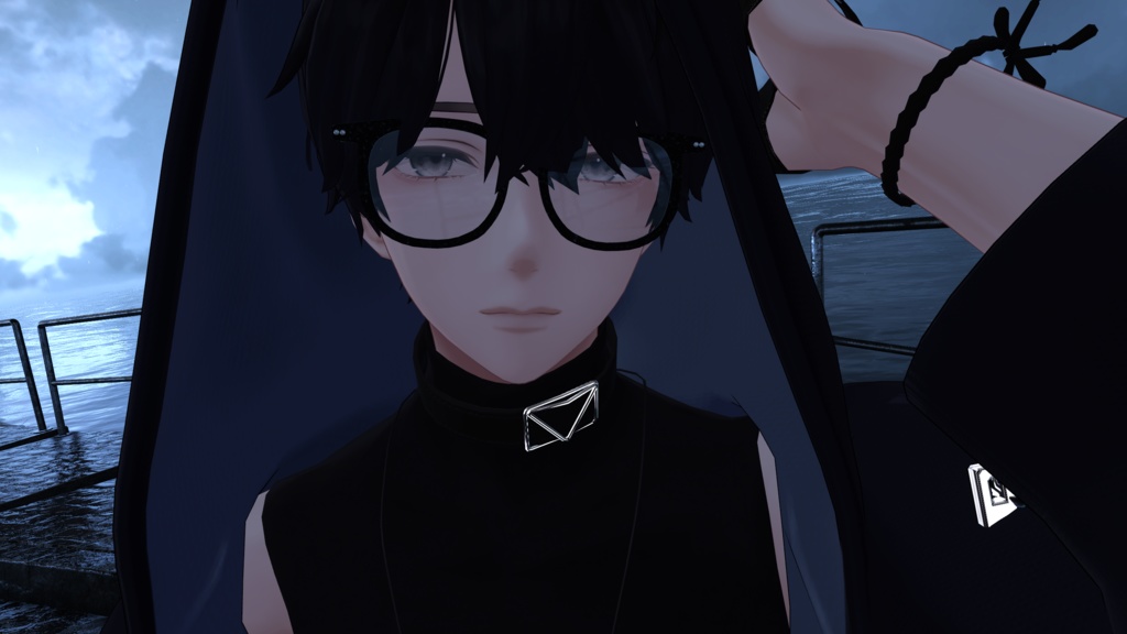 【無料】ウェリントンメガネ glasses 【10アバター対応】