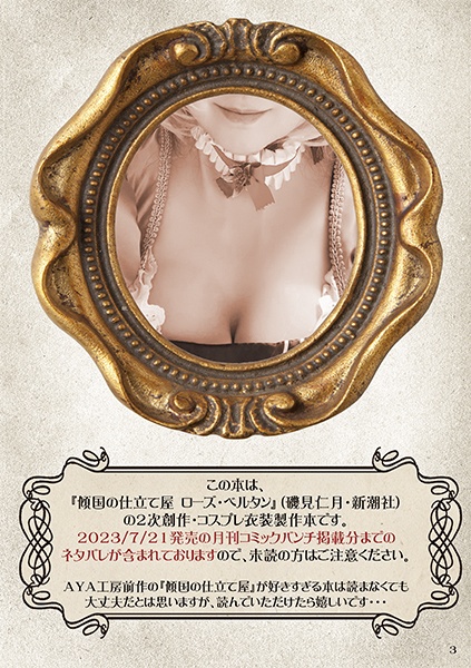 『傾国の仕立て屋』が好きすぎて、パリ一番のお針子の衣装を作ってみた話