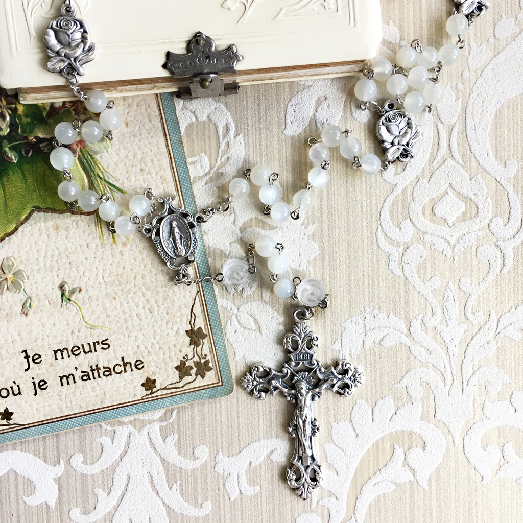 【 ロザリオ 】月薔薇 - Moon Rose -