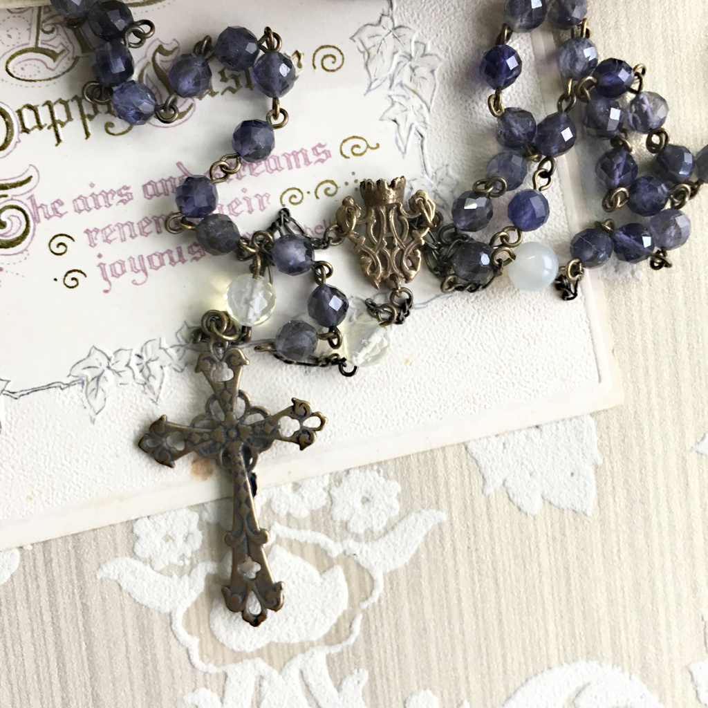 【 ロザリオ 】聖母の菫 - viola maria -