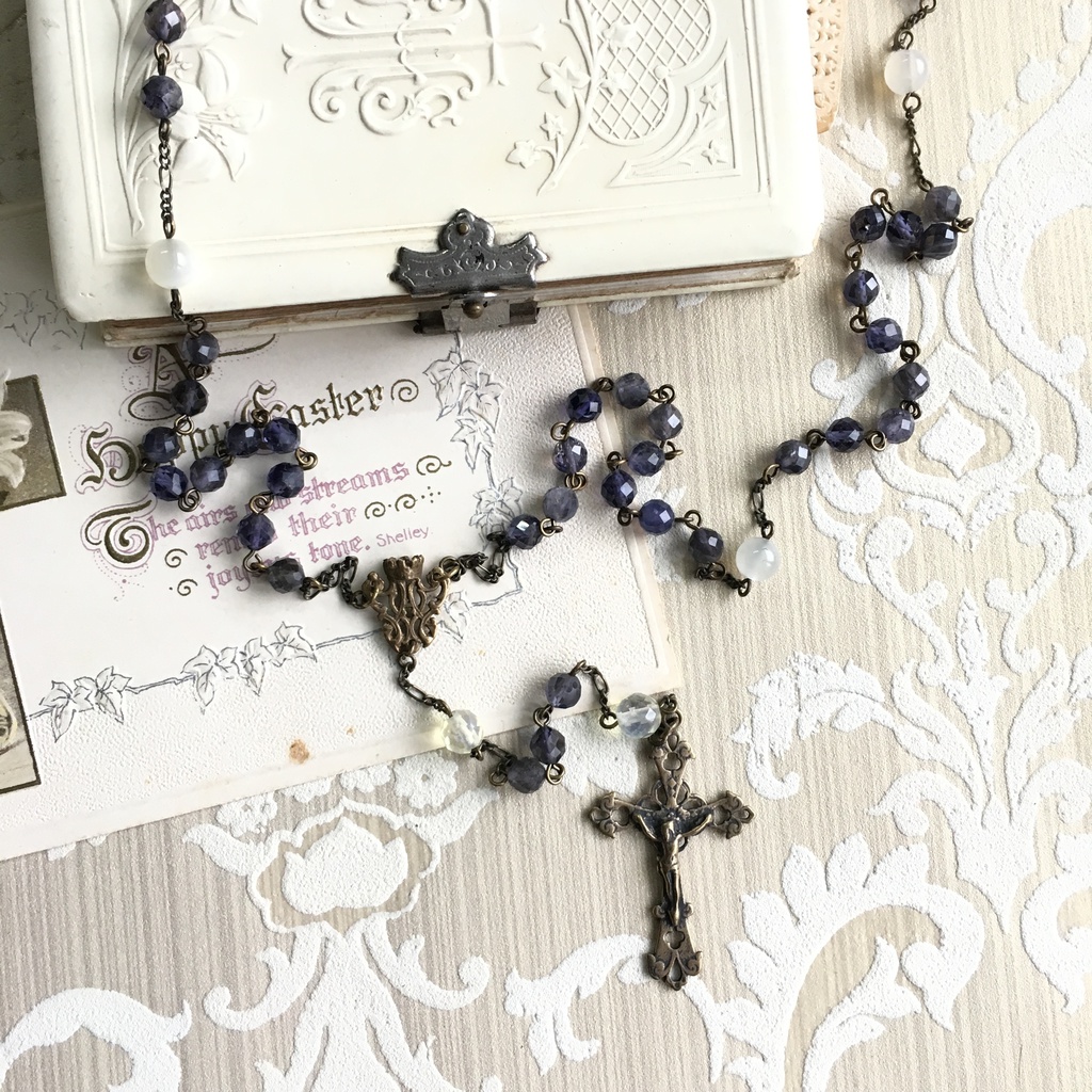 【 ロザリオ 】聖母の菫 - viola maria -