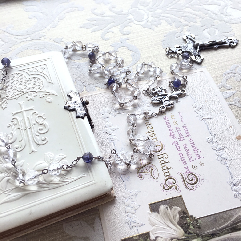 【 ロザリオ 】水のイリス - fleur-de-lis -