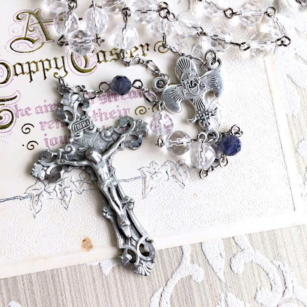 【 ロザリオ 】水のイリス - fleur-de-lis -