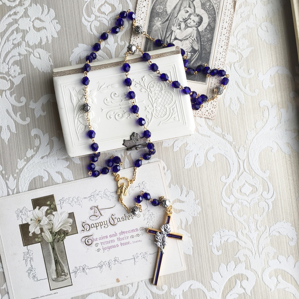 【 ロザリオ 】青薔薇 - Blue Rose -