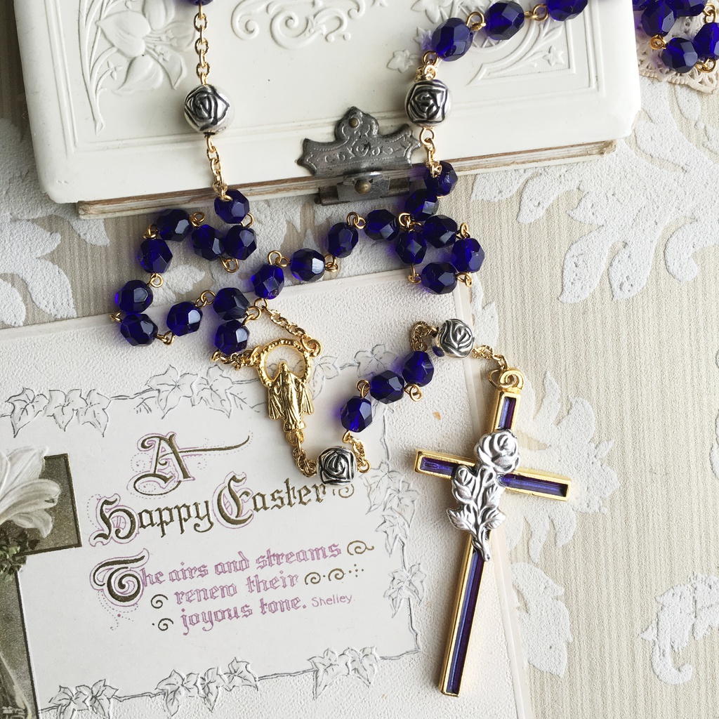 【 ロザリオ 】青薔薇 - Blue Rose -