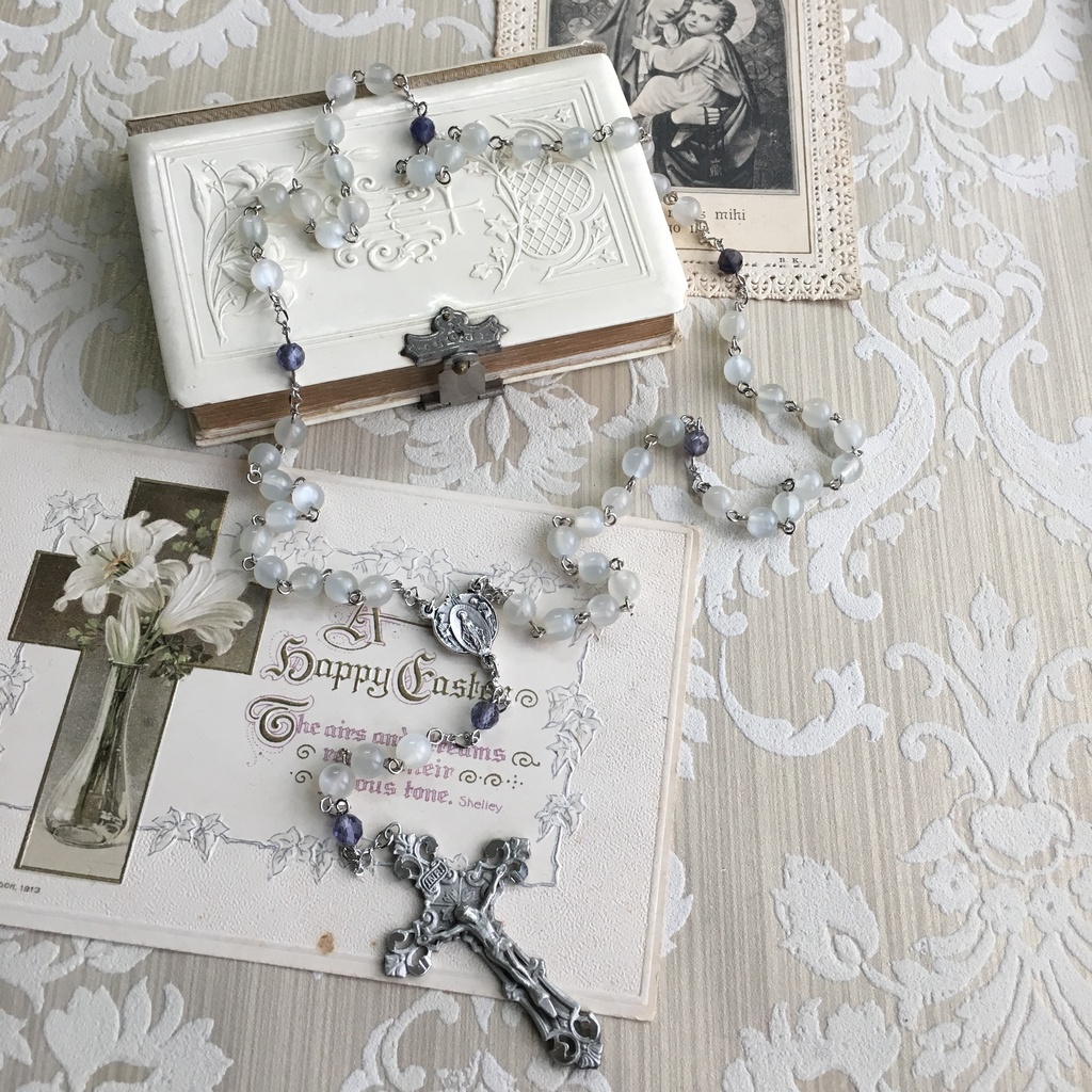 【 ロザリオ 】儚月 - Blue Moon, Lily, Lily, Viola -