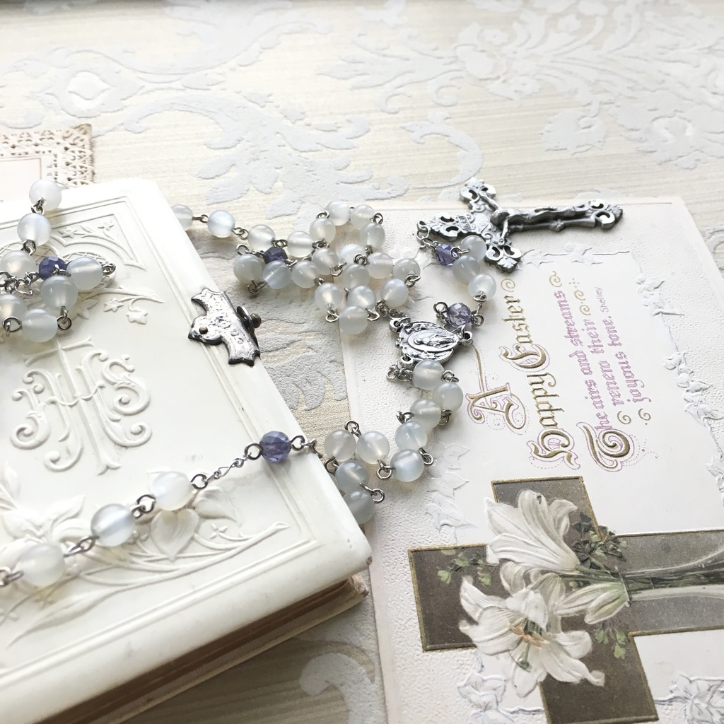 【 ロザリオ 】儚月 - Blue Moon, Lily, Lily, Viola -