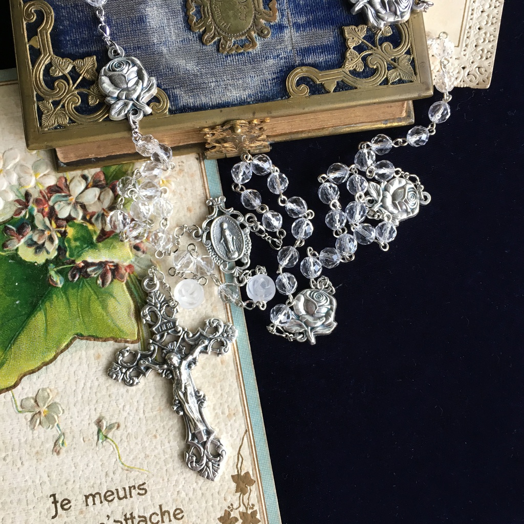 【 ロザリオ 】クリスタル・ローズ - Crystal Rose -