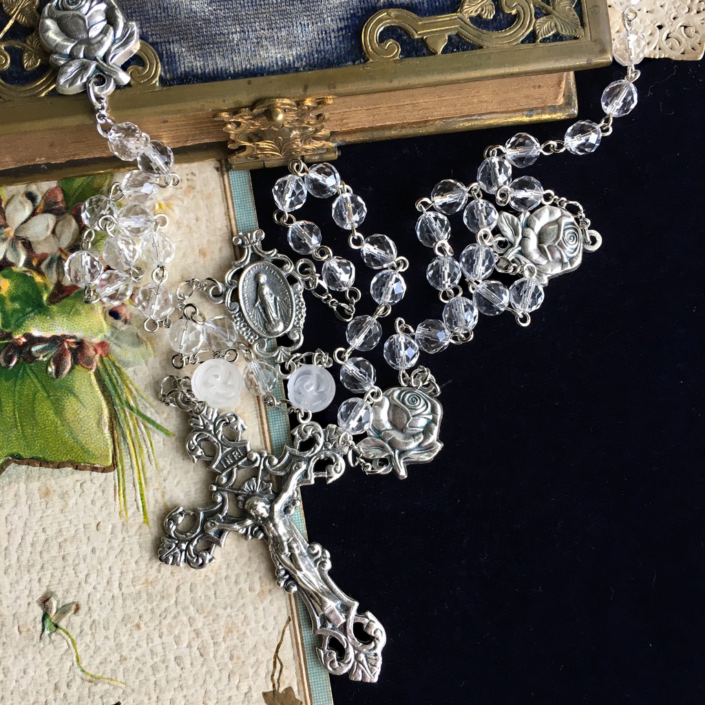 【 ロザリオ 】クリスタル・ローズ - Crystal Rose -