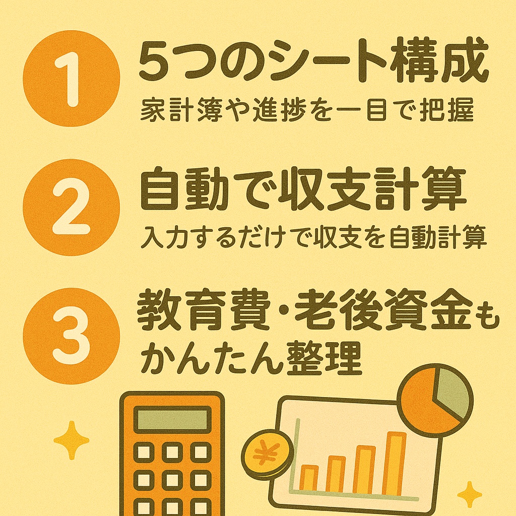 家計&投資まるごと家計簿(スプレッドシートテンプレ)