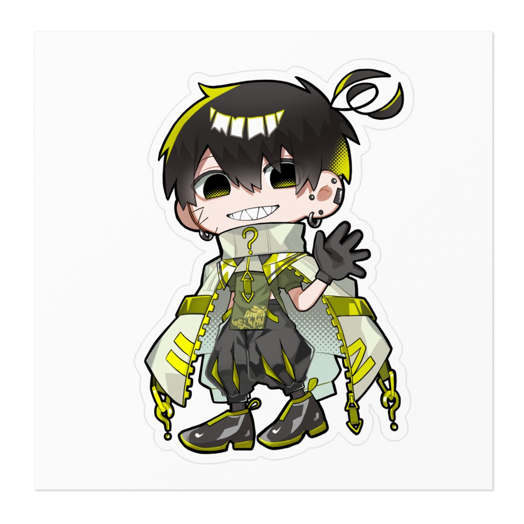 諤(ステッカー1)