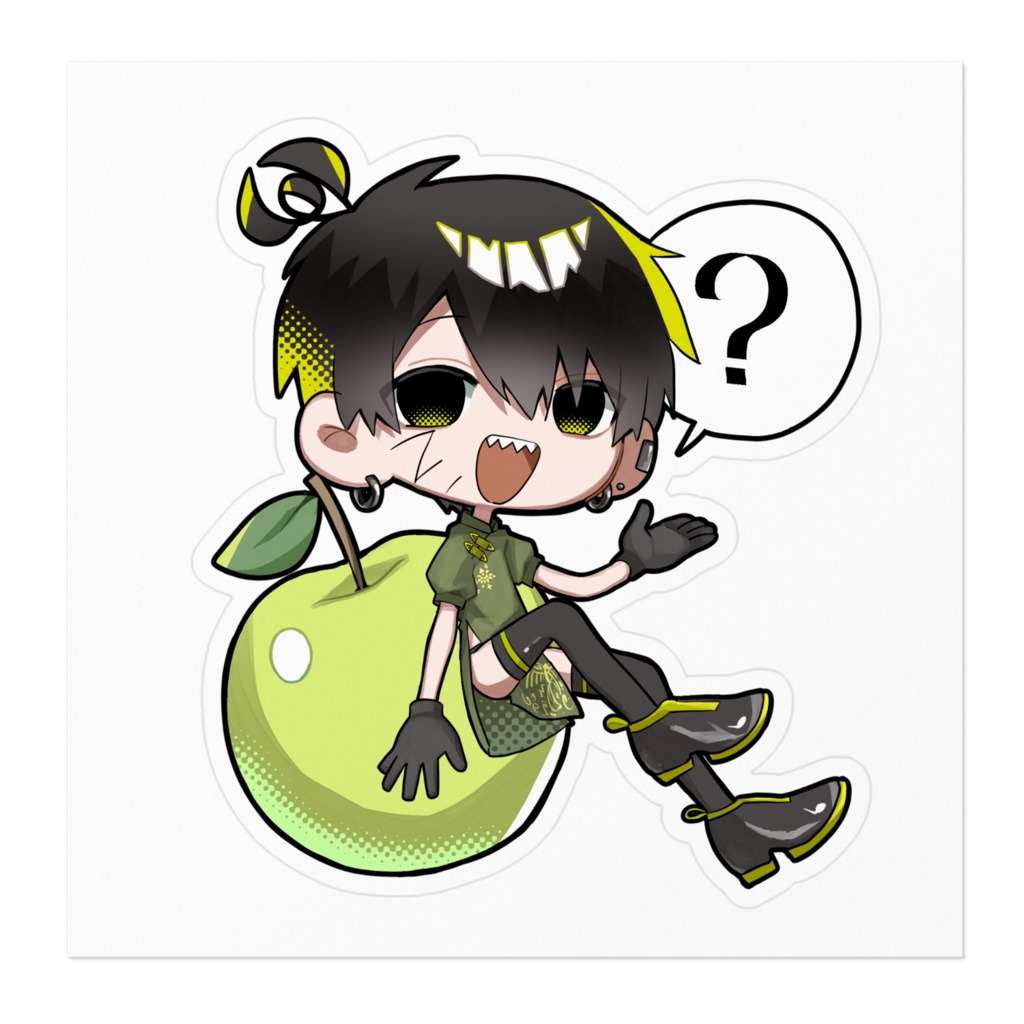 諤(ステッカー3)