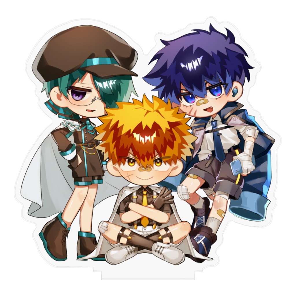 ガキンチョ三銃士アクリルフィギュア