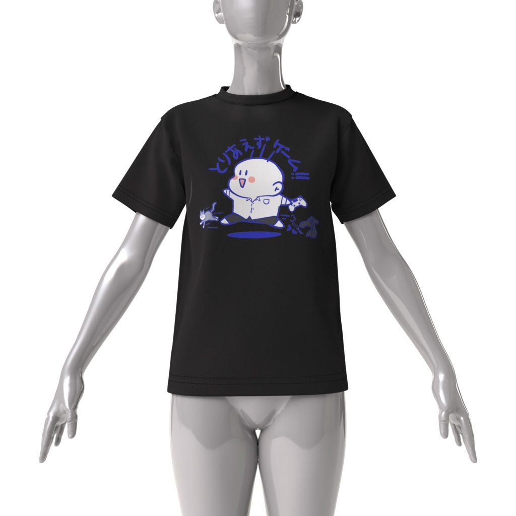 社畜ぽたくTシャツ(表面印刷)