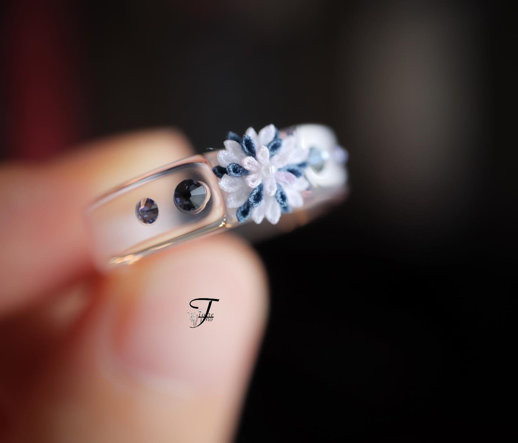 grain flower(ネイビー)