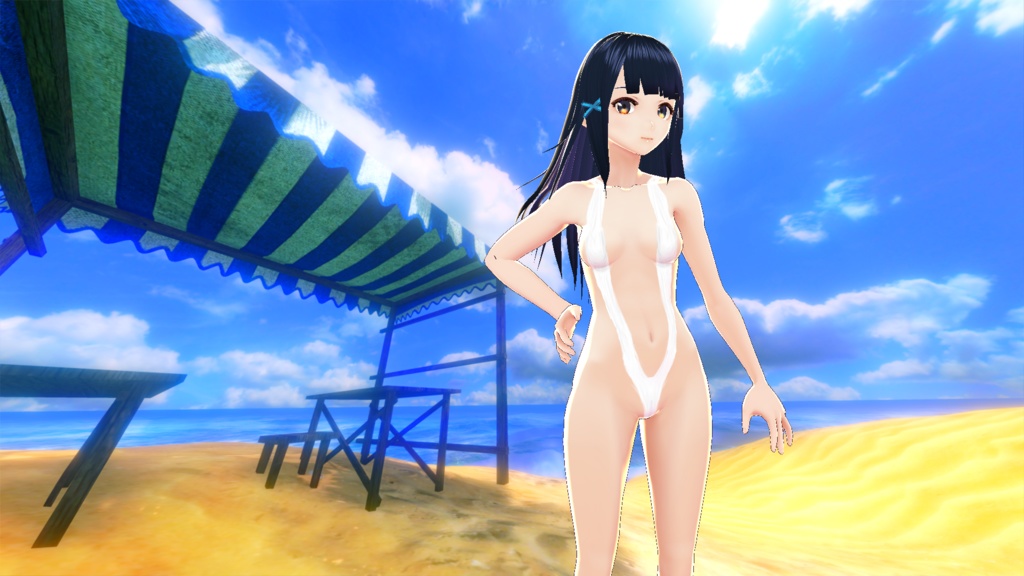 【vroid】スリングショット水着