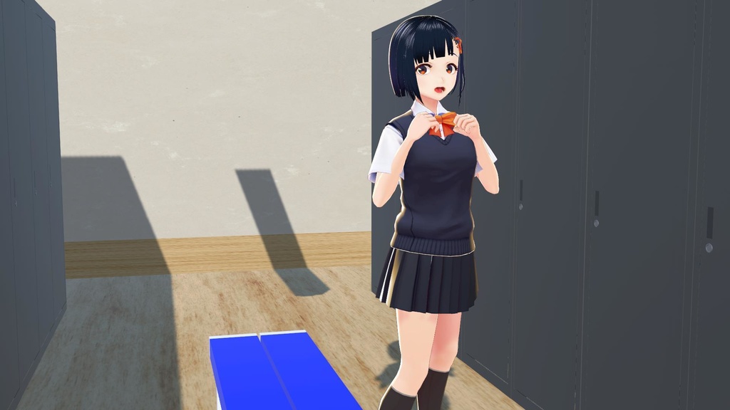 【3D素材】ロッカールーム
