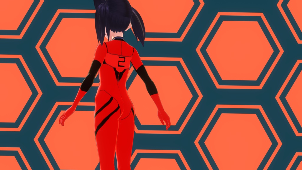 【VRoid】某戦闘スーツコスプレセット【テクスチャ】