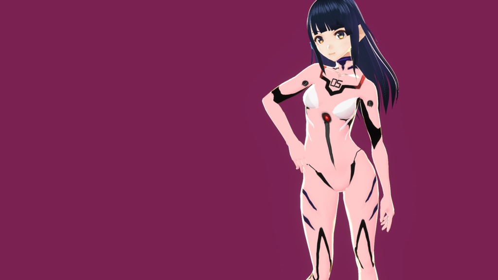 【VRoid】某戦闘スーツコスプレセット【テクスチャ】