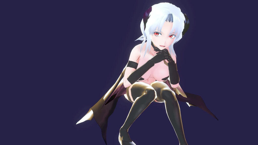 【VRoid】サキュバス衣装セット【衣装&翼】