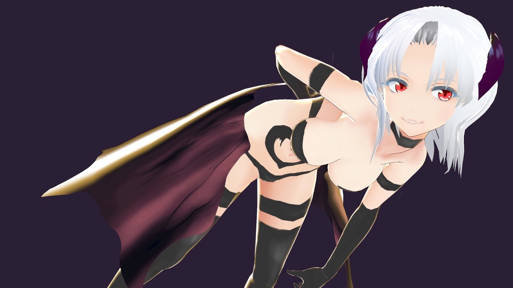 【VRoid】サキュバス衣装セット【衣装&翼】