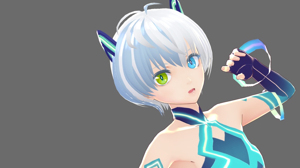 vroid用顔スキン3種