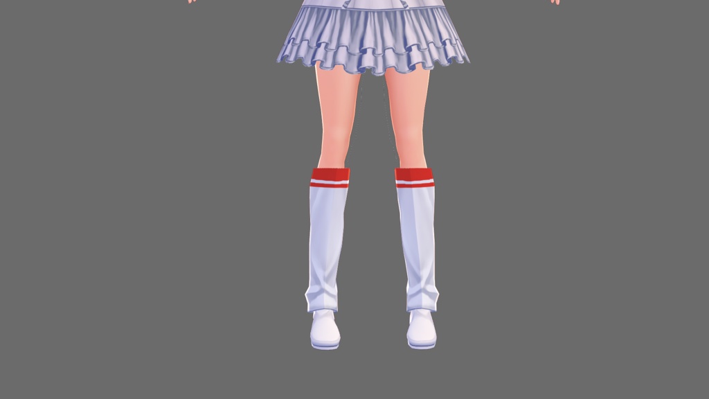 【VRoid】格闘お嬢様なりきりセット(無料版あり)