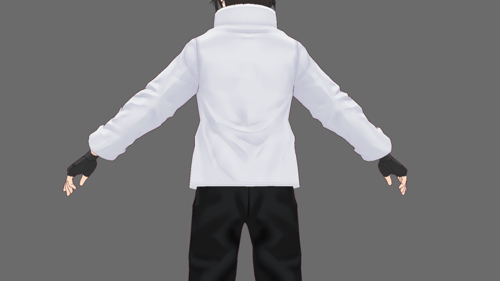 【VRoid】呪術〇専生なりきりジャケット2種類+2