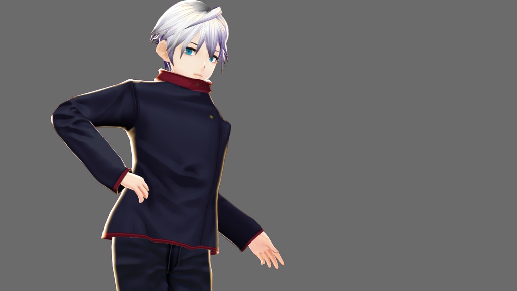 【VRoid】呪術〇専生なりきりジャケット2種類+2