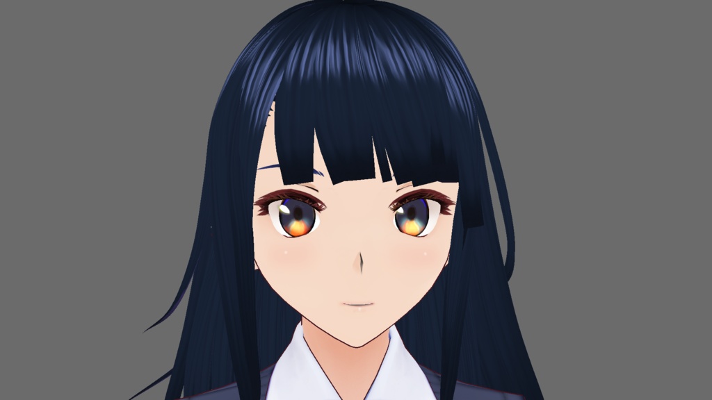 アニメ風肌テクスチャ(顔3種類+体テクスチャ)