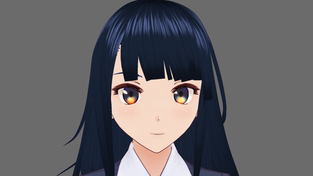 アニメ風肌テクスチャ(顔3種類+体テクスチャ)