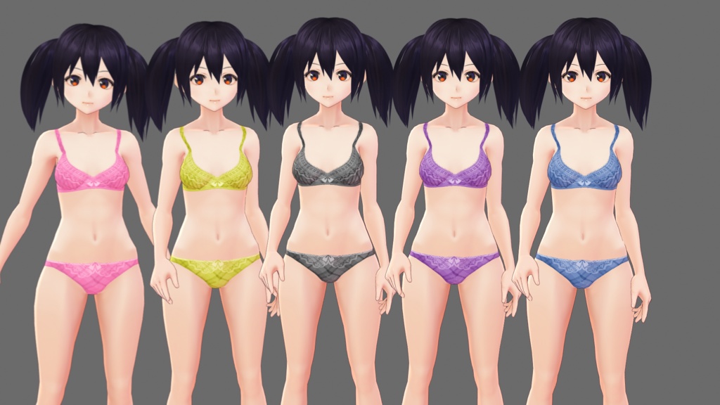 VRoid向け下着テクスチャ2パターン