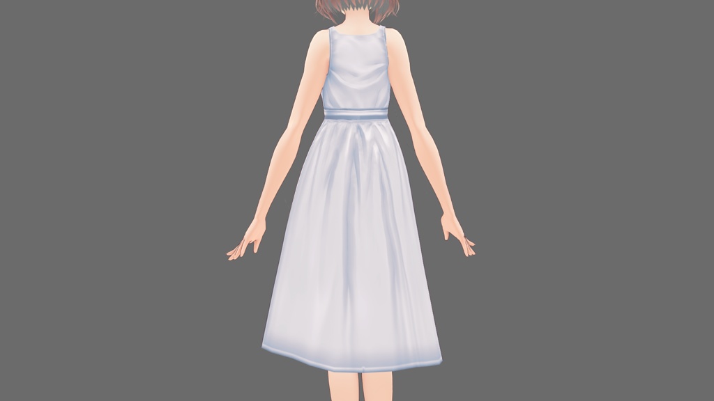 【シンプル】白ワンピース【無地】