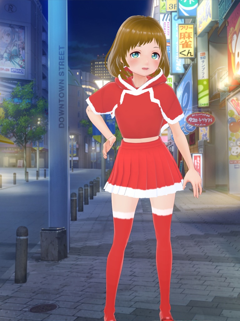 【VRoid】サンタコス衣装セット