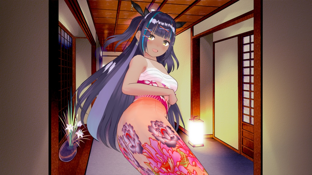 【VRoid】セクシー着物セット【衣装】