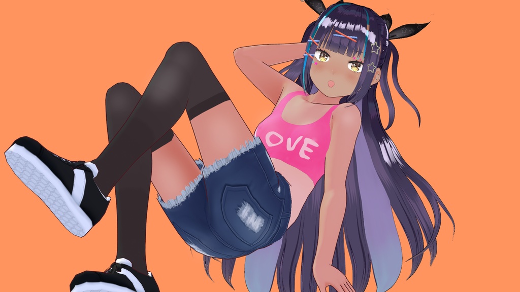 【VRoid】パーカーベストセット