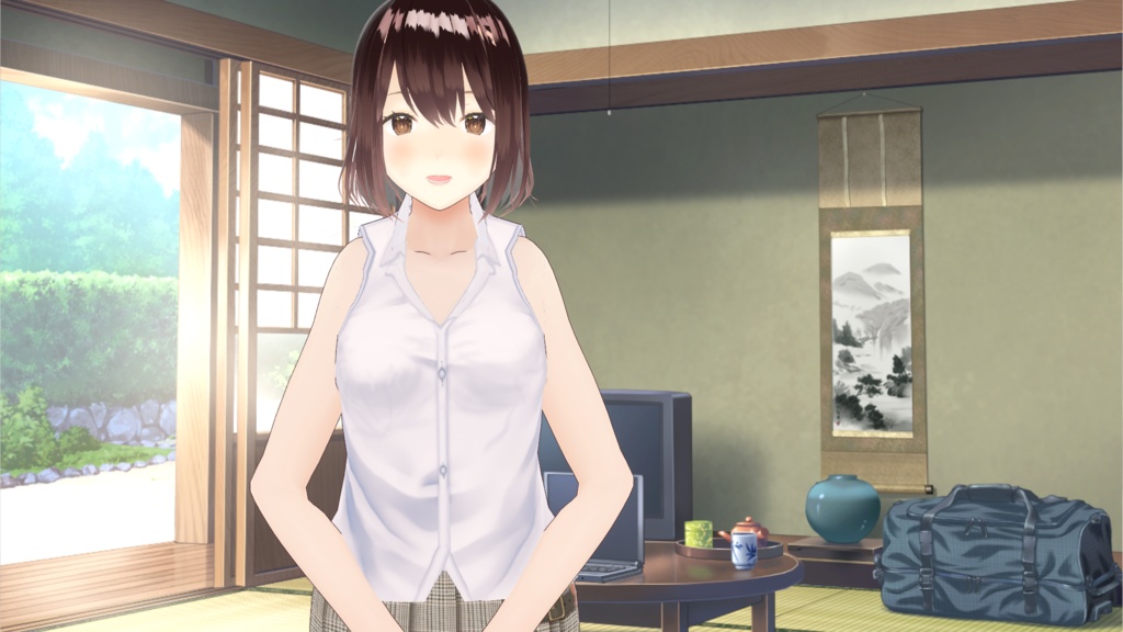 【VRoid】ノースリーブシャツセット