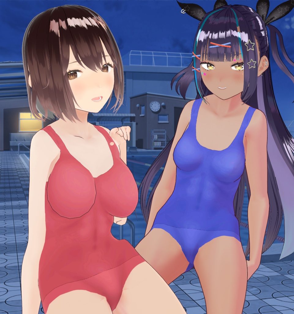 【VRoid向け】ぴっちりインナーセット