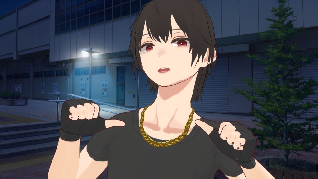 ゴールドチェーン&シルバーネックレスセット