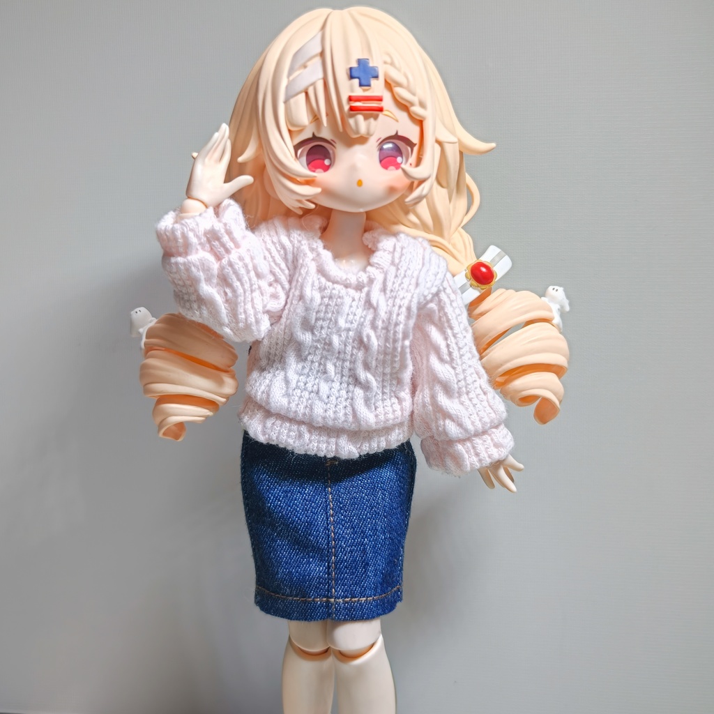 【Sugary Girls対応】デニムタイトスカート