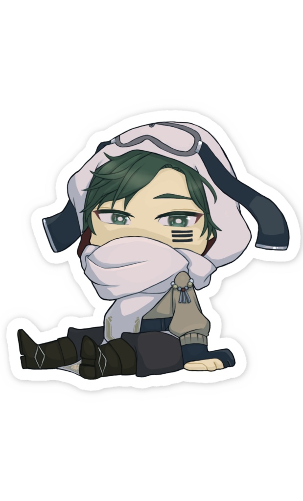 ステッカー【見た目借りられ組SD】