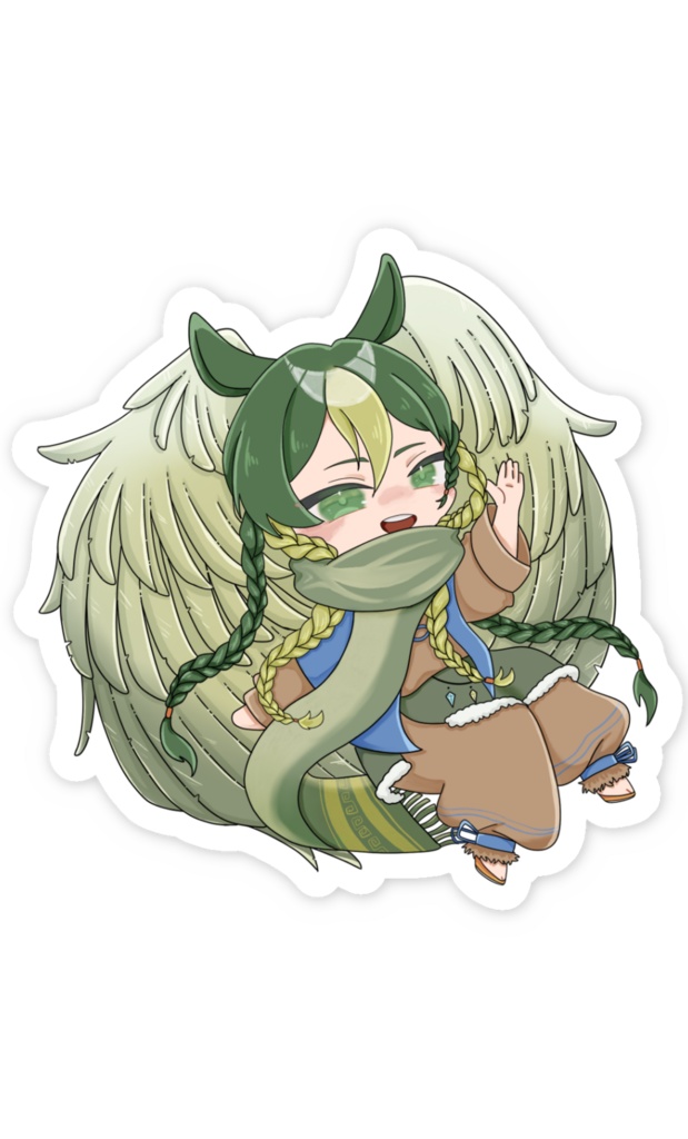 ステッカー【見た目借りられ組SD】