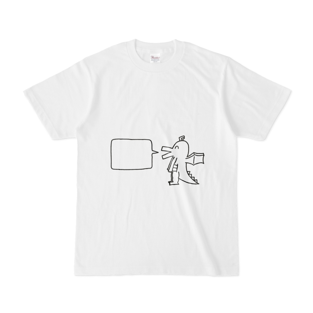好きな惣菜発表ドラゴン Tシャツ 白