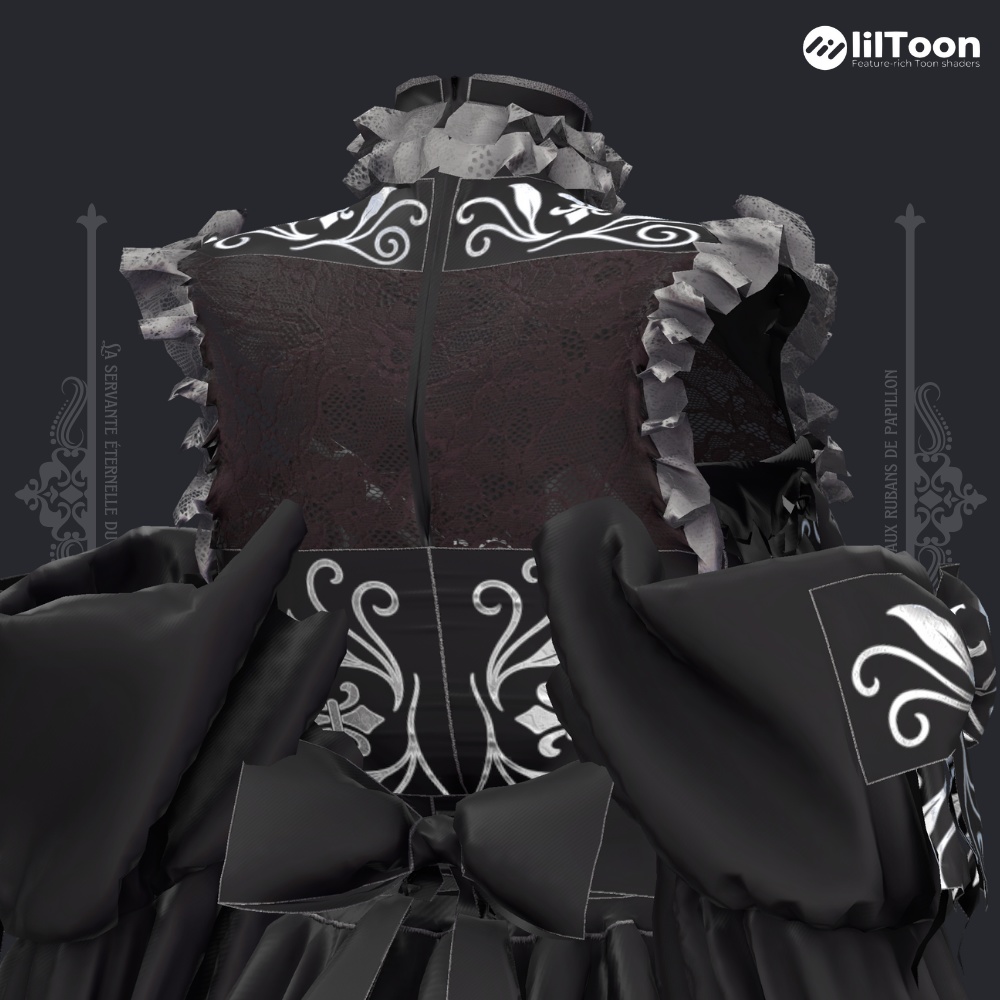 【Shinano⚜️しなの専用】Blanche⚜️ブランシュ【VRChat向け/衣装/3Dモデル】